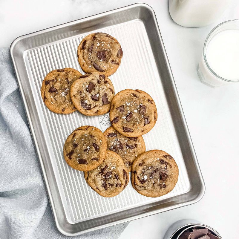 slide 2 of 2, USA Pan Seamless Quarter Sheet Pan, 1 ct