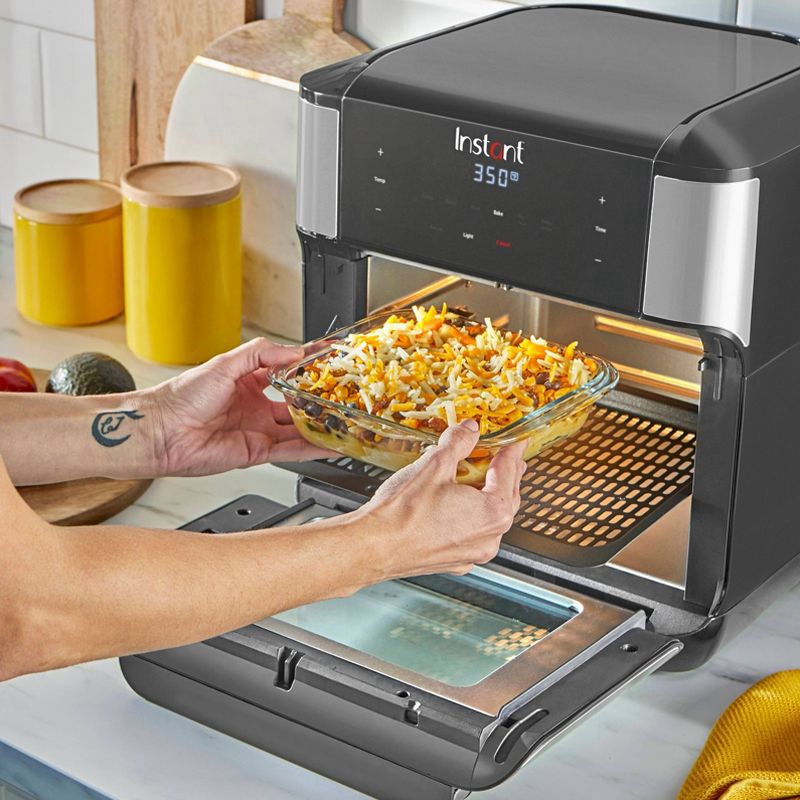 slide 5 of 8, Pyrex 8"x8" Deep Dish Baker: Glass Baking Dish, Square, Oven & Microwave Safe, 2.5 Qt Capacity, Dishwasher & Freezer Safe, 2.5 qt