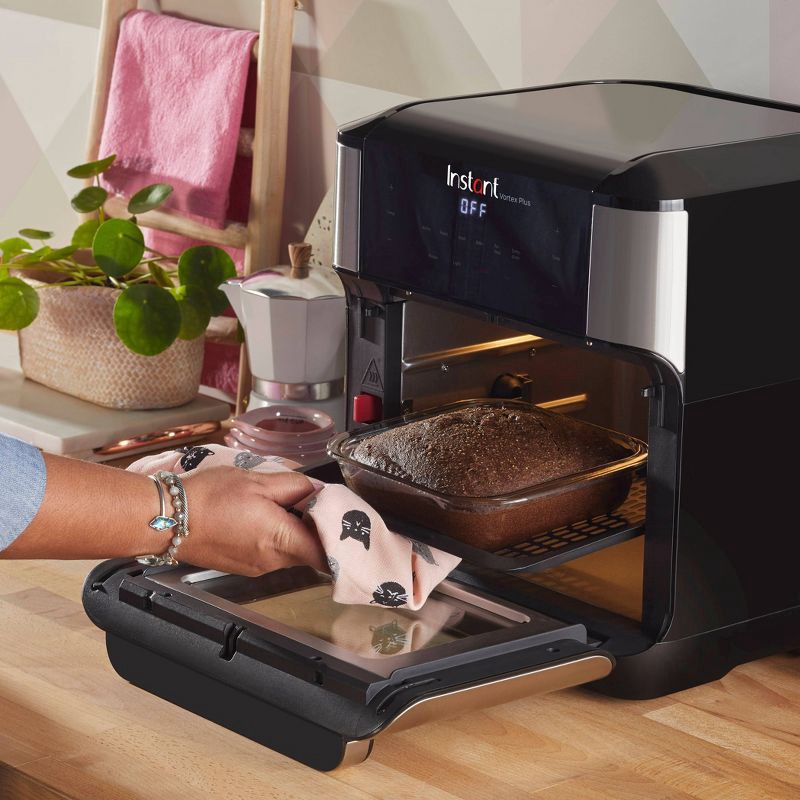 slide 7 of 8, Pyrex 8"x8" Deep Dish Baker: Glass Baking Dish, Square, Oven & Microwave Safe, 2.5 Qt Capacity, Dishwasher & Freezer Safe, 2.5 qt