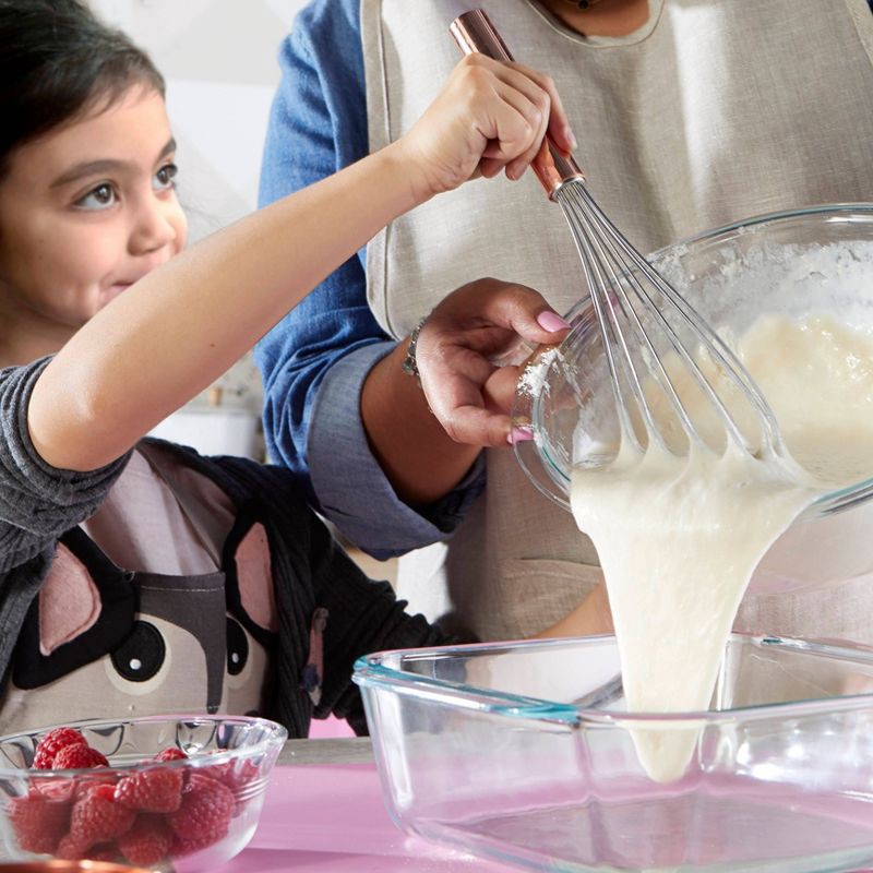slide 8 of 8, Pyrex 8"x8" Deep Dish Baker: Glass Baking Dish, Square, Oven & Microwave Safe, 2.5 Qt Capacity, Dishwasher & Freezer Safe, 2.5 qt