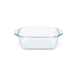 Pyrex 8"x8" Deep Dish Baker: Glass Baking Dish, Square, Oven & Microwave Safe, 2.5 Qt Capacity, Dishwasher & Freezer Safe