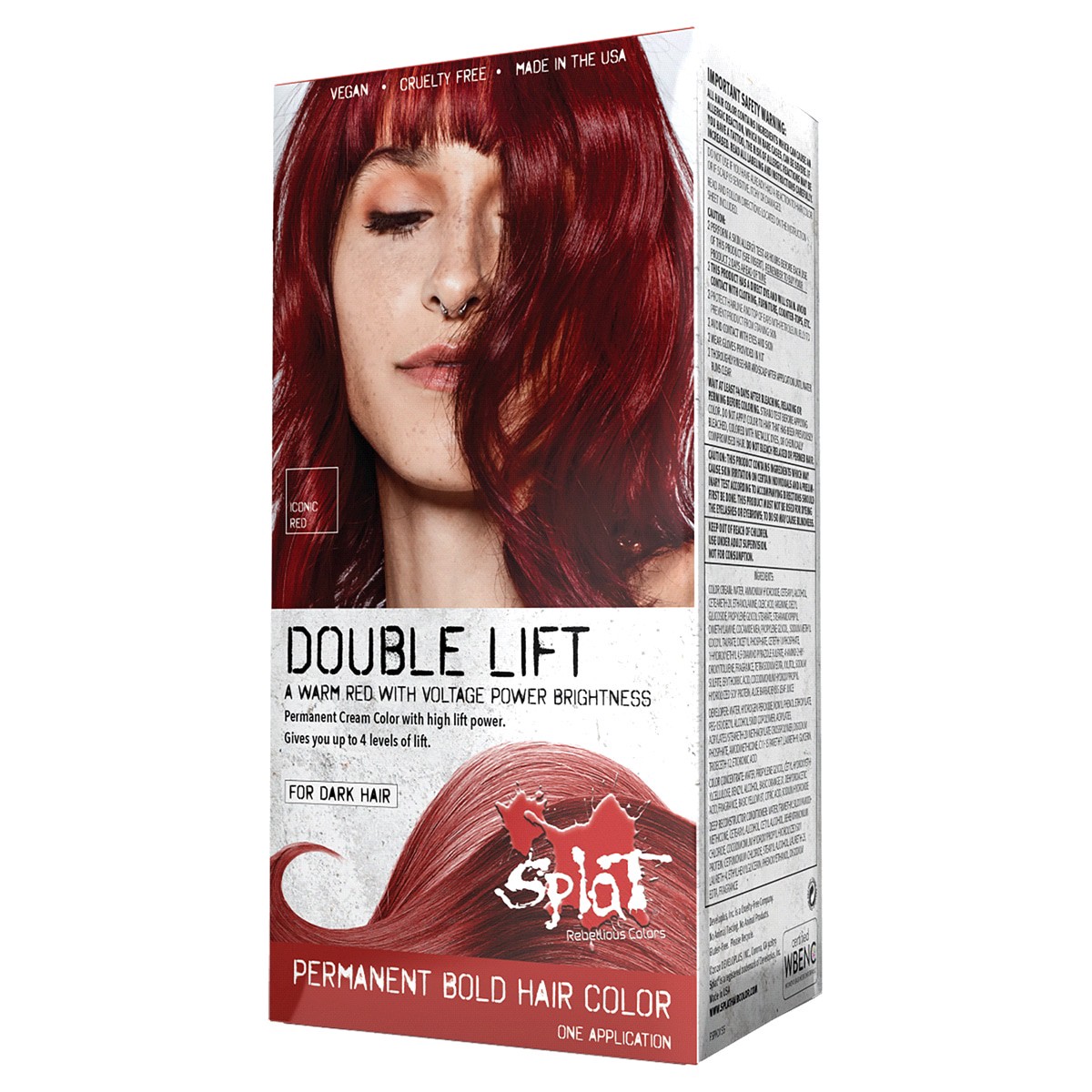 slide 6 of 9, Splat Iconic Red Double Lift Hair Color 1 ea, 1 ct