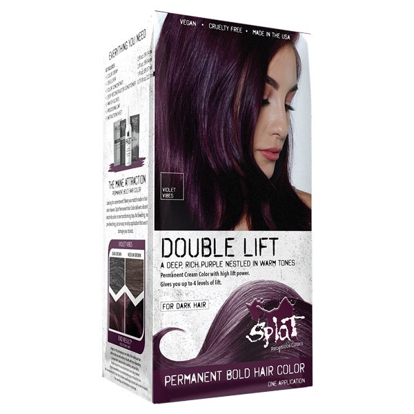 slide 8 of 9, Splat Violet Vibes Double Lift Hair Color 1 ea, 1 ct