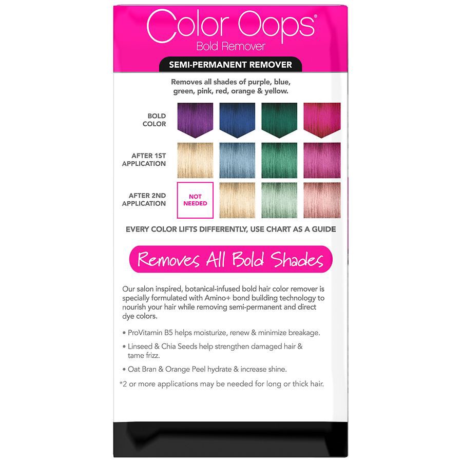 slide 4 of 5, Color Oops Bold Remover, 2 ct