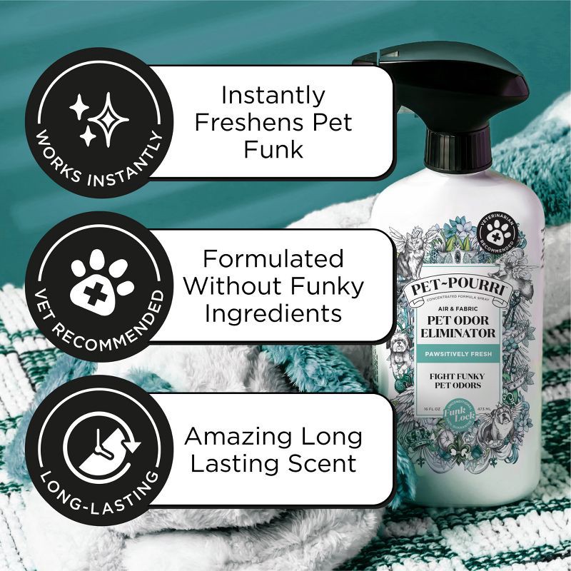 slide 3 of 11, Pet-Pourri Pet Odor Refresher Pawsitivly Fresh Scented Air Freshener - 16 fl oz, 16 fl oz