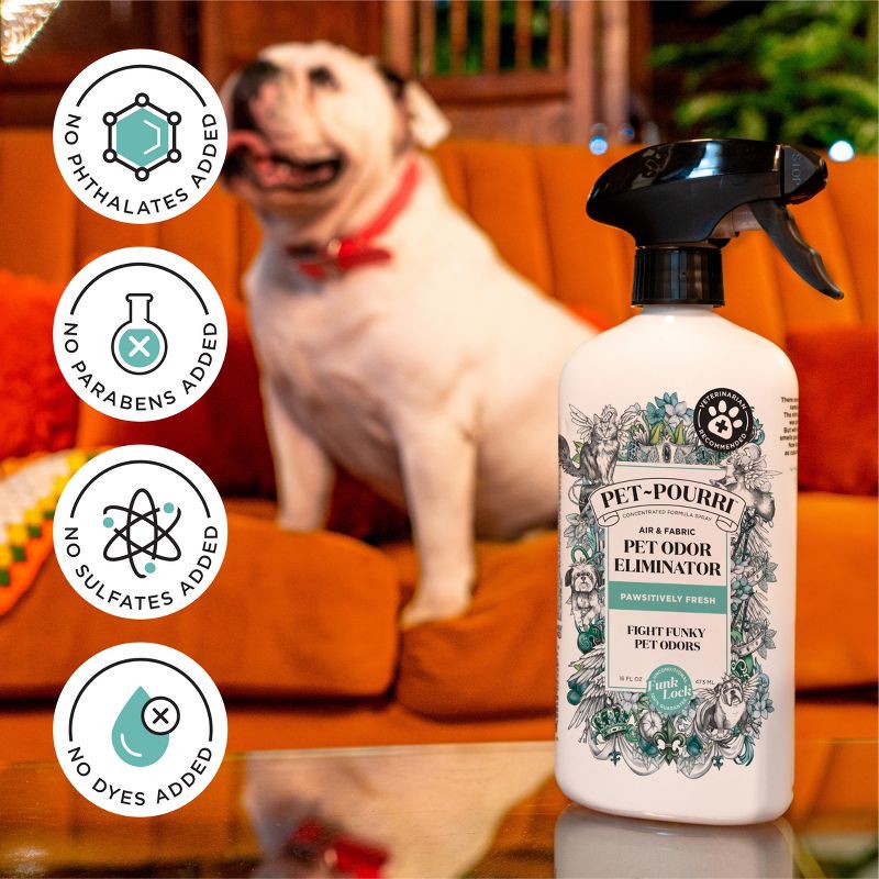 slide 8 of 11, Pet-Pourri Pet Odor Refresher Pawsitivly Fresh Scented Air Freshener - 16 fl oz, 16 fl oz