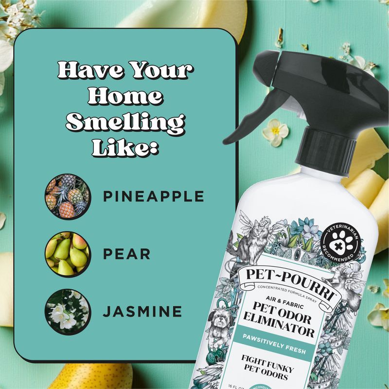 slide 10 of 11, Pet-Pourri Pet Odor Refresher Pawsitivly Fresh Scented Air Freshener - 16 fl oz, 16 fl oz