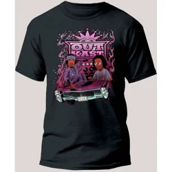 Merch Traffic Men's Outkast Short Sleeve Graphic T-Shirt - Black S
