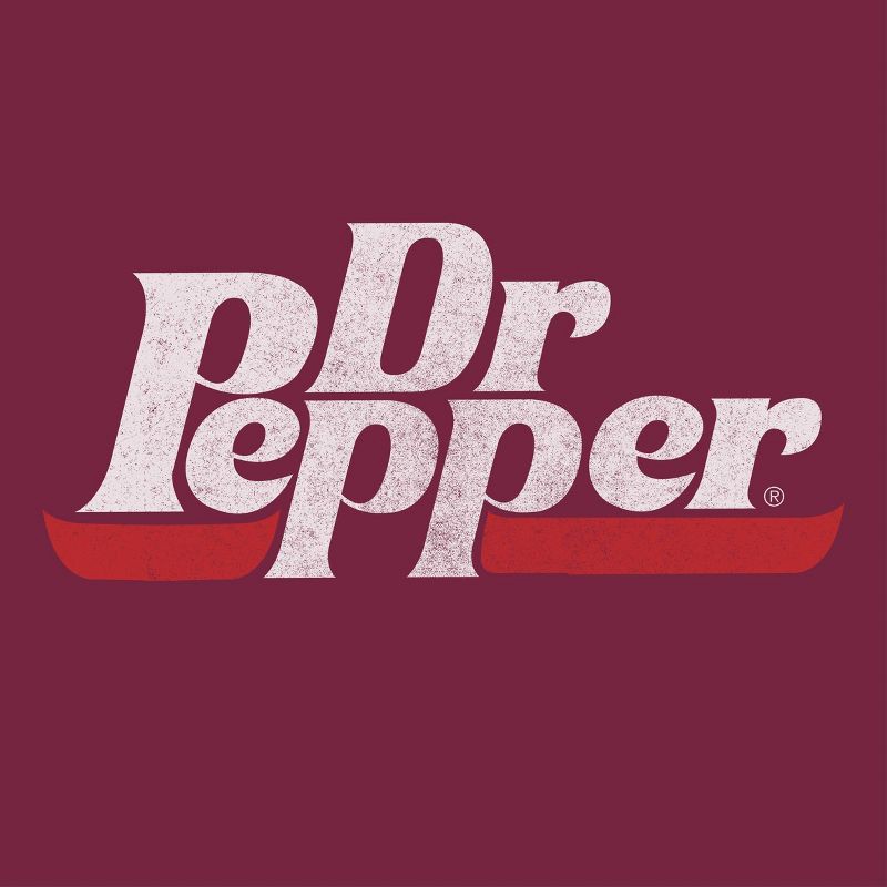 slide 3 of 3, Men's Dr Pepper Short Sleeve Graphic T-Shirt - Maroon M, 1 ct