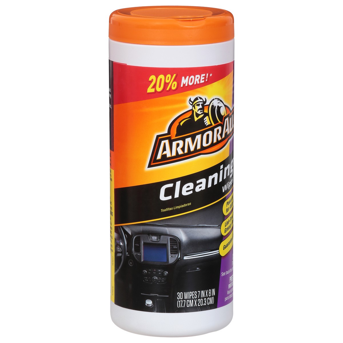 slide 4 of 9, Armor All Cleaning Wipes (30 count), 30 ct