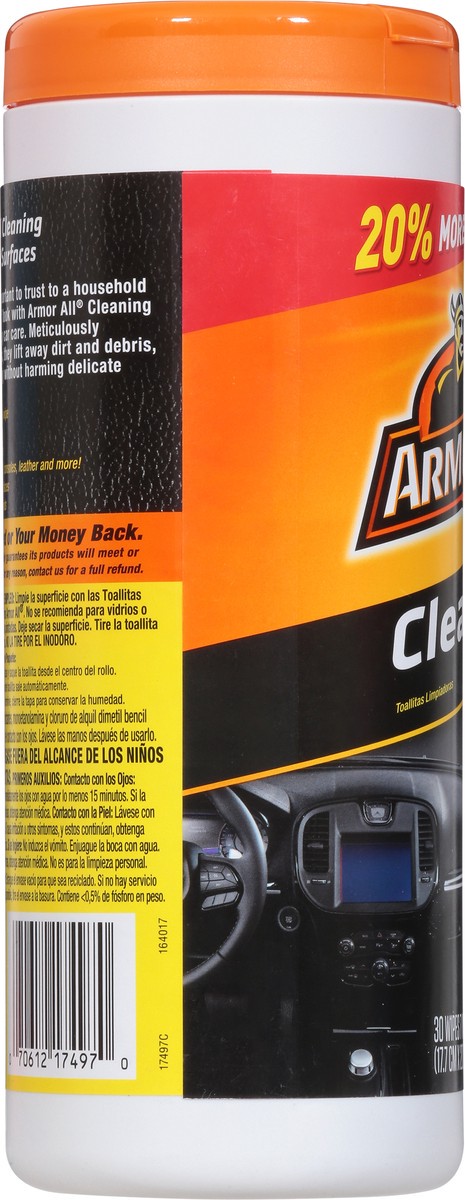 slide 3 of 9, Armor All Cleaning Wipes (30 count), 30 ct