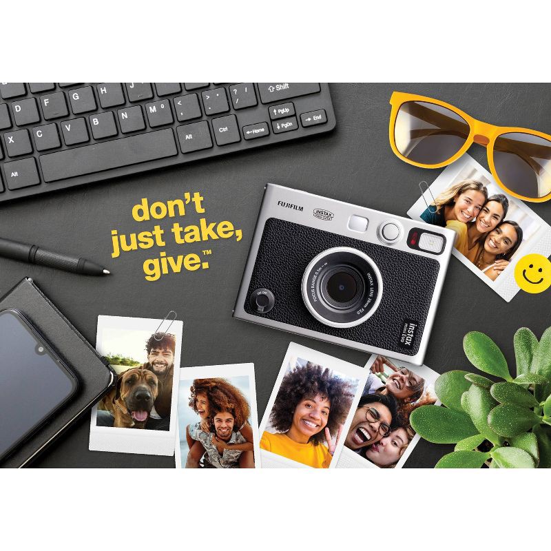 slide 17 of 19, Fujifilm instax mini Evo Instant Film Camera - Black, 1 ct