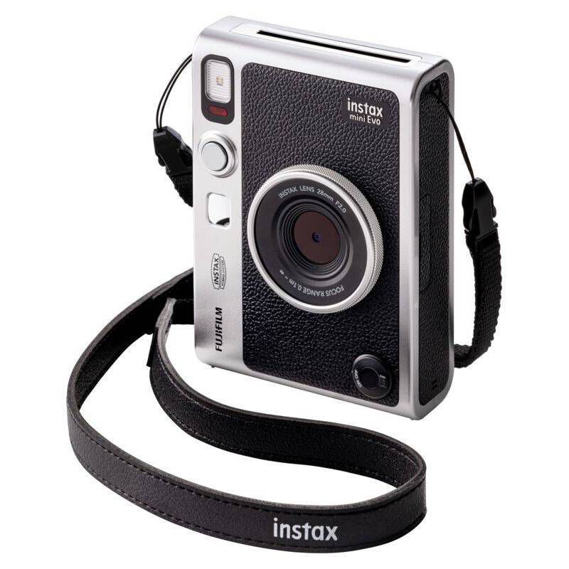slide 1 of 19, Fujifilm instax mini Evo Instant Film Camera - Black, 1 ct