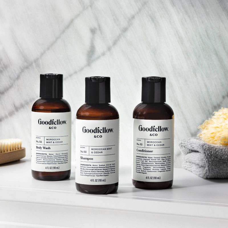 slide 2 of 4, Shampoo & Conditioner Shower Set - 12 fl oz/3ct - Goodfellow & Co, 12 fl oz, 3 ct