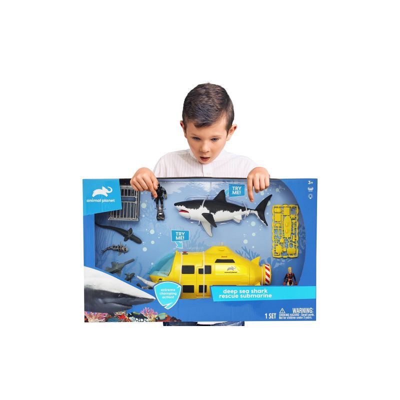 slide 2 of 5, Animal Planet Deep Sea Shark Rescue Submarine Playset (Target Exclusive), 1 ct