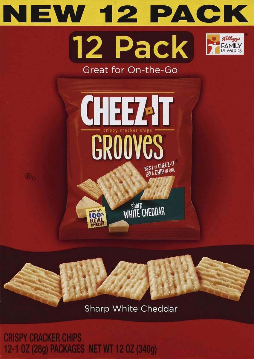 slide 1 of 8, Cheez-It Cracker Chips 12 ea, 12 ct