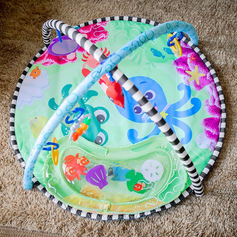 slide 5 of 19, Baby Einstein Ocean Explorers 2-in-1 Water Play Mat & Activity Gym - Sea Floor Explorers, 1 ct