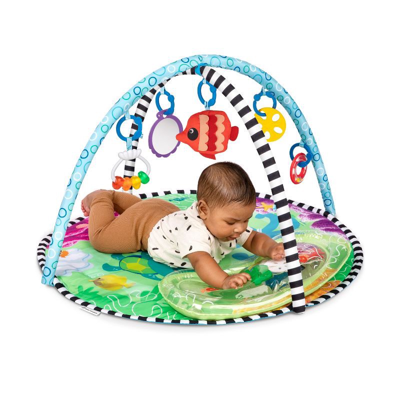 slide 16 of 19, Baby Einstein Ocean Explorers 2-in-1 Water Play Mat & Activity Gym - Sea Floor Explorers, 1 ct