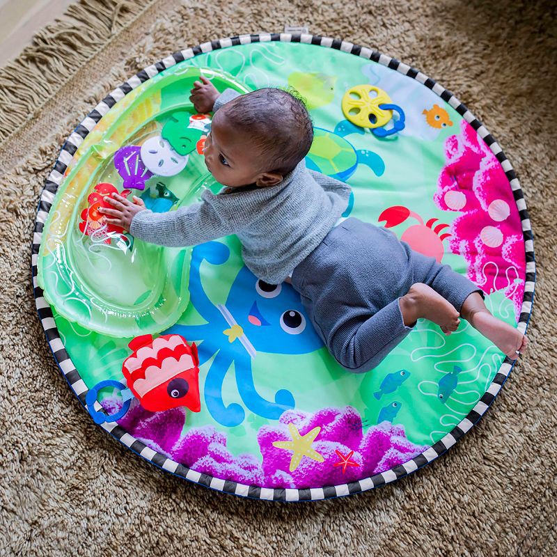 slide 12 of 19, Baby Einstein Ocean Explorers 2-in-1 Water Play Mat & Activity Gym - Sea Floor Explorers, 1 ct