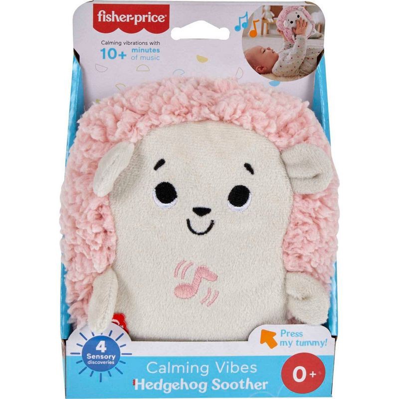 slide 6 of 6, Fisher-Price Calming Vibes Hedgehog Soother - Pink, 1 ct