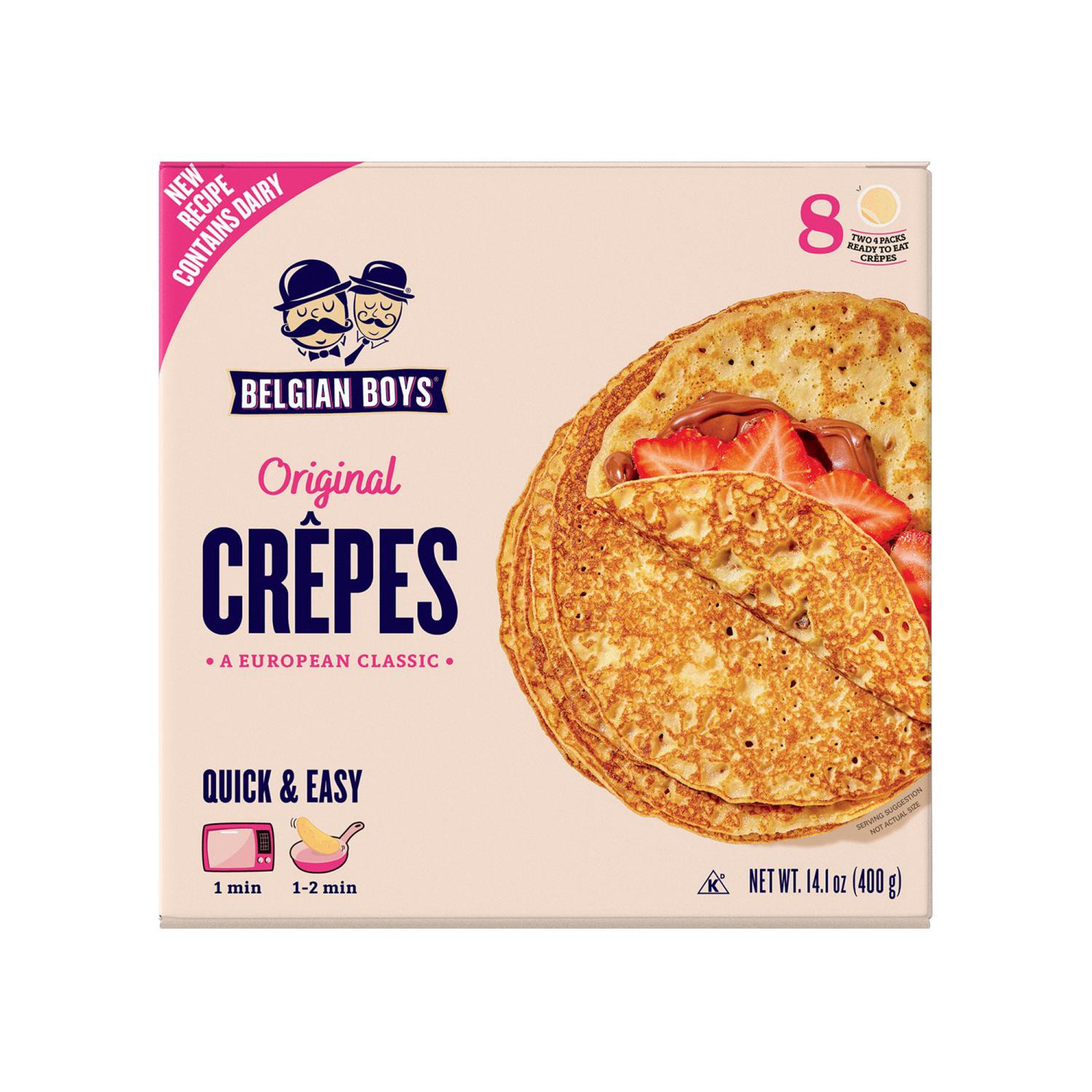 slide 1 of 3, Belgian Boys Crepes, 13.6 Oz, 7 Ct, 13.6 oz, 7 ct