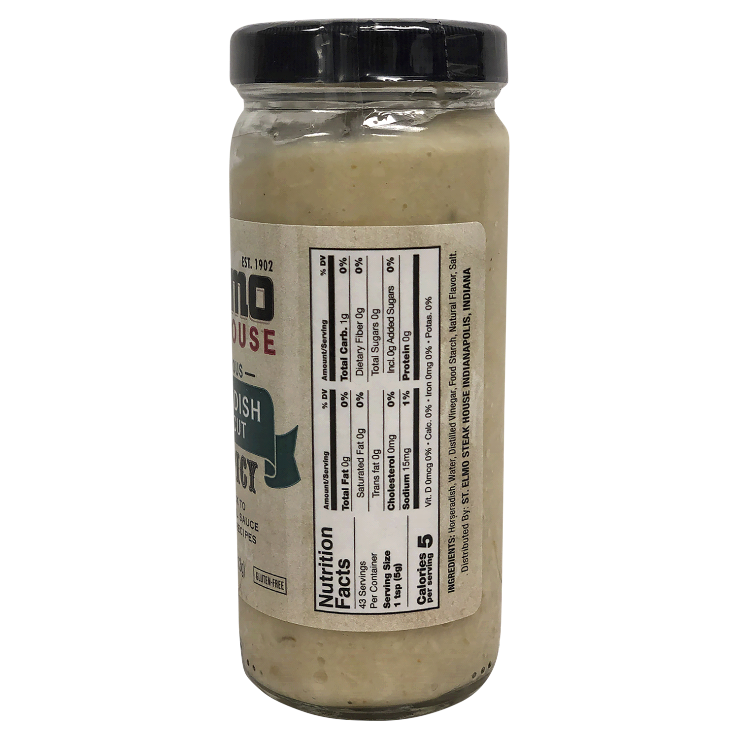 slide 2 of 2, St. Elmo Steak House Coarse-Cut Very Spicy Horseradish 7.5 oz, 7.5 oz