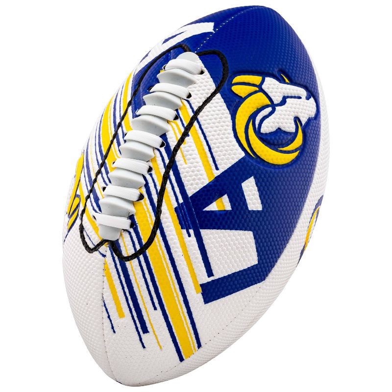slide 2 of 3, NFL Los Angeles Rams Air Tech Football: Youth Sports Ball, Ages 3+, 1 ct