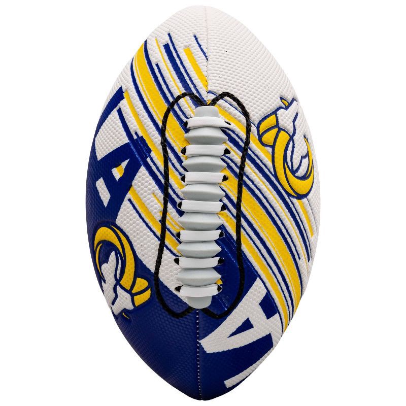 slide 1 of 3, NFL Los Angeles Rams Air Tech Football: Youth Sports Ball, Ages 3+, 1 ct