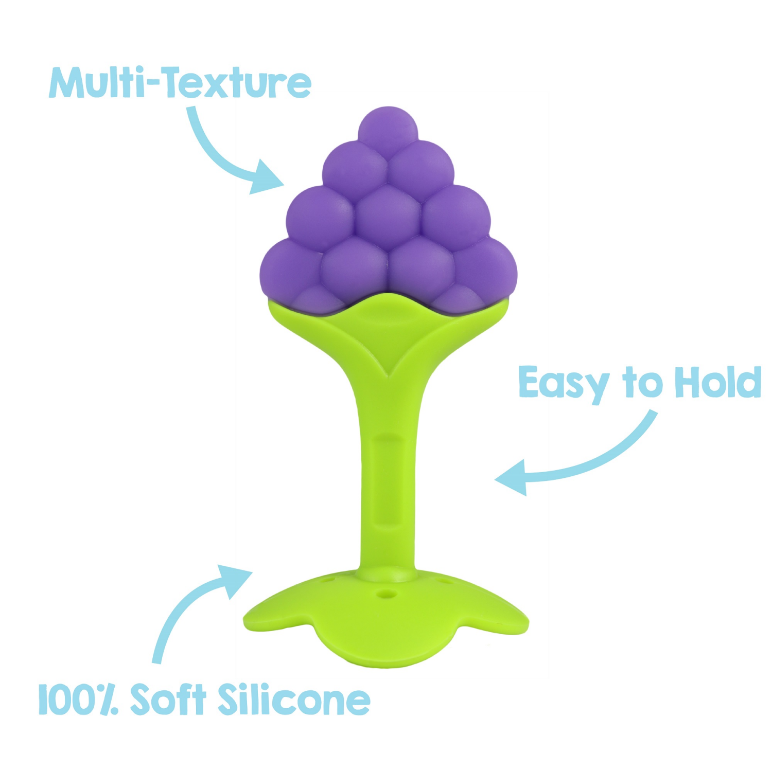 slide 2 of 5, Razbaby 3 Girls Pacifiers & 1 Pacifier Holder, 1 ct