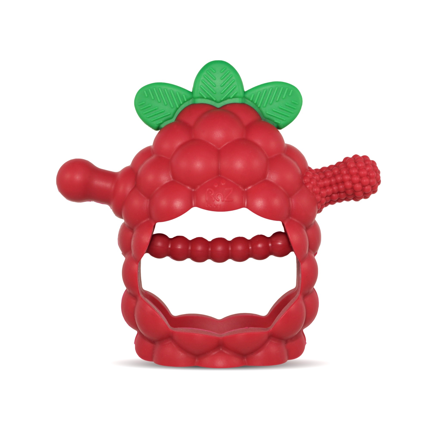 slide 1 of 1, Razbaby Razberry Grip Silicone Teether., 1 ct