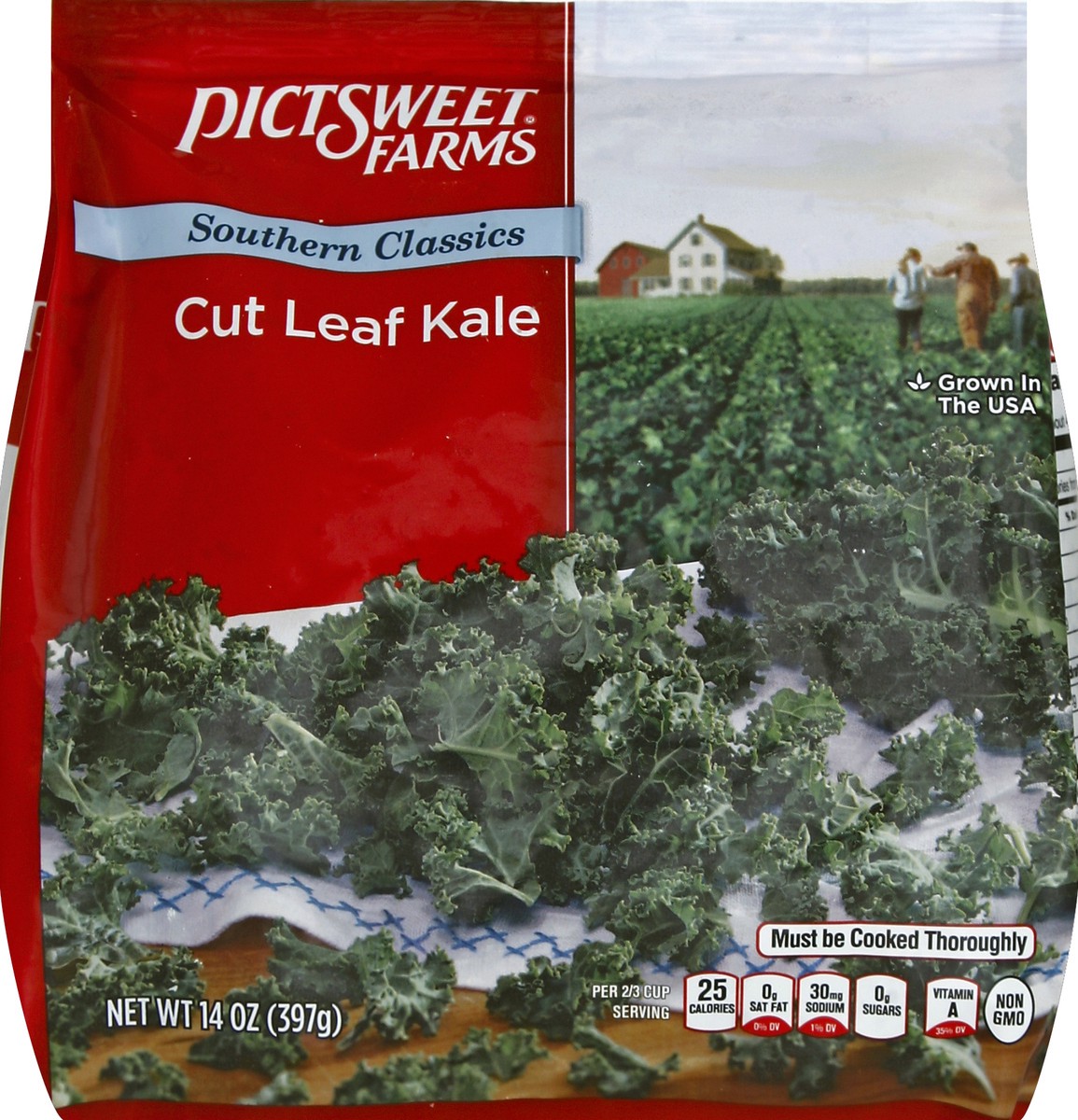 slide 3 of 5, PictSweet Kale, 14 oz