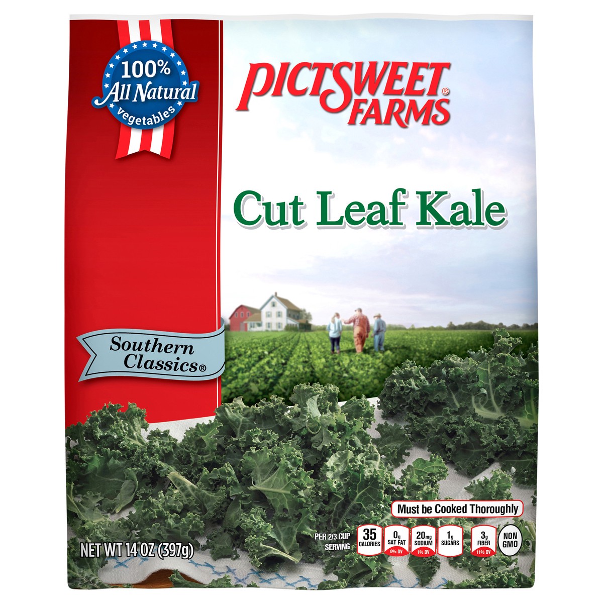 slide 1 of 5, PictSweet Kale, 14 oz