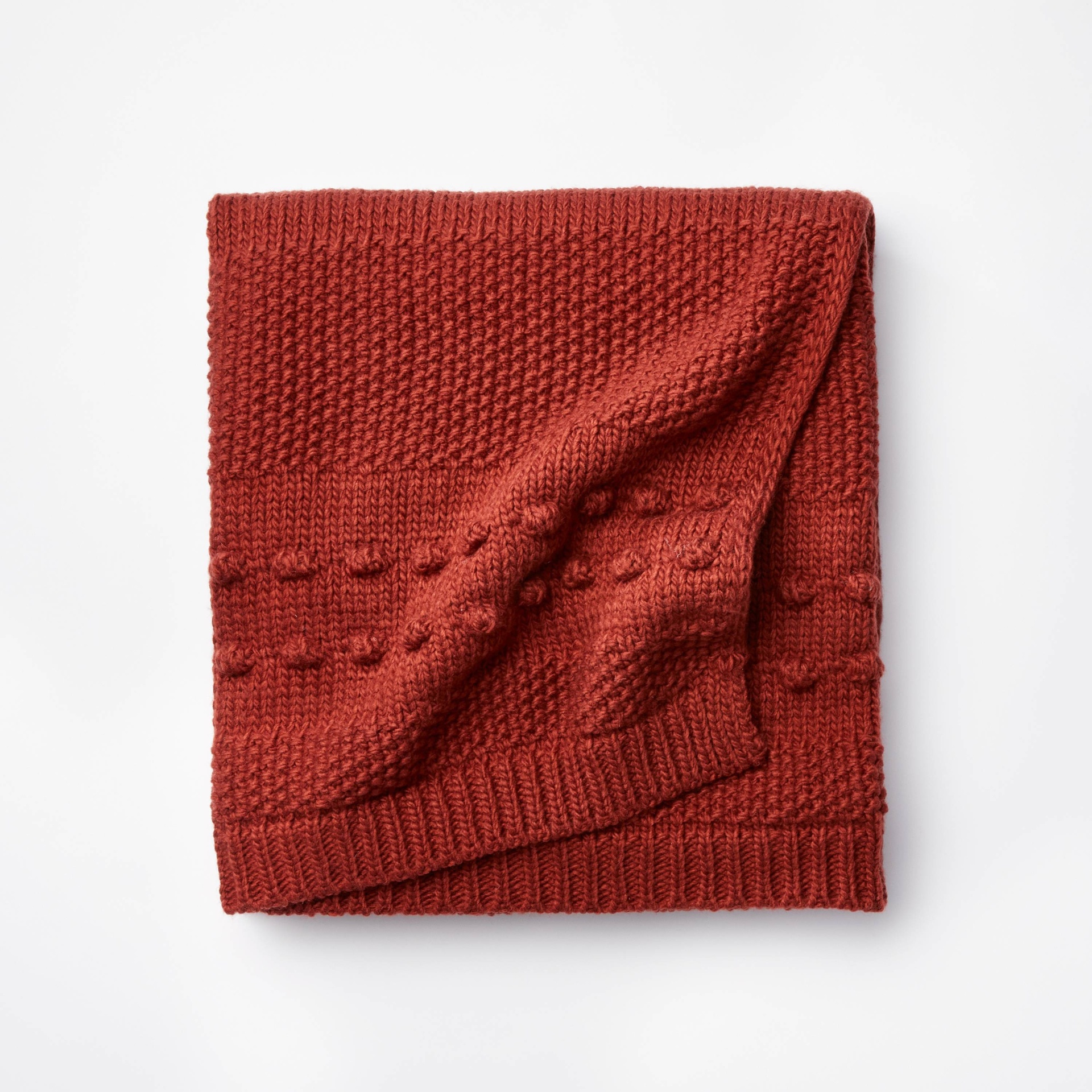 slide 1 of 4, Threshold designed w/Studio McGee Bobble Striped Knit Throw Blanket Red - Threshold designed with Studio McGee, 1 ct