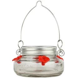Meijer Mason Jar Hummingbird Feeder, 6 Oz