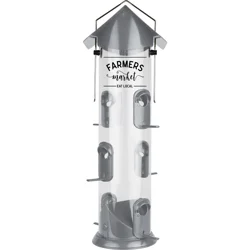 Wild Wings Farmhouse Deluxe Tube Bird Feeder