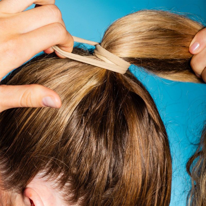 slide 2 of 6, Gimme Beauty Medium Hair Tie Bands - Blonde - 12ct, 12 ct