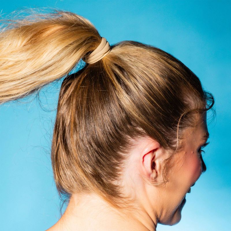 slide 4 of 6, Gimme Beauty Medium Hair Tie Bands - Blonde - 12ct, 12 ct