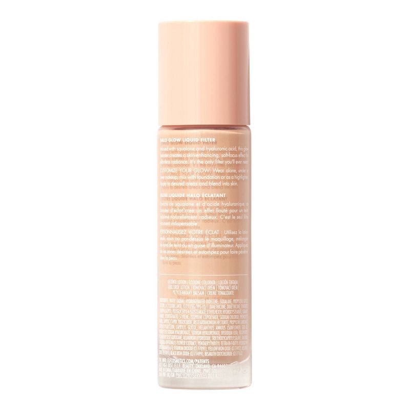 slide 9 of 9, e.l.f. Halo Glow Liquid Filter Highlighter - 1 Fair - 1.06 fl oz, 1.06 fl oz