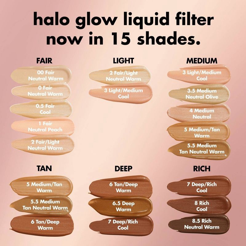 slide 5 of 15, e.l.f. Halo Glow Liquid Filter Highlighter - 8 Rich - 1.06 fl oz, 1.06 fl oz