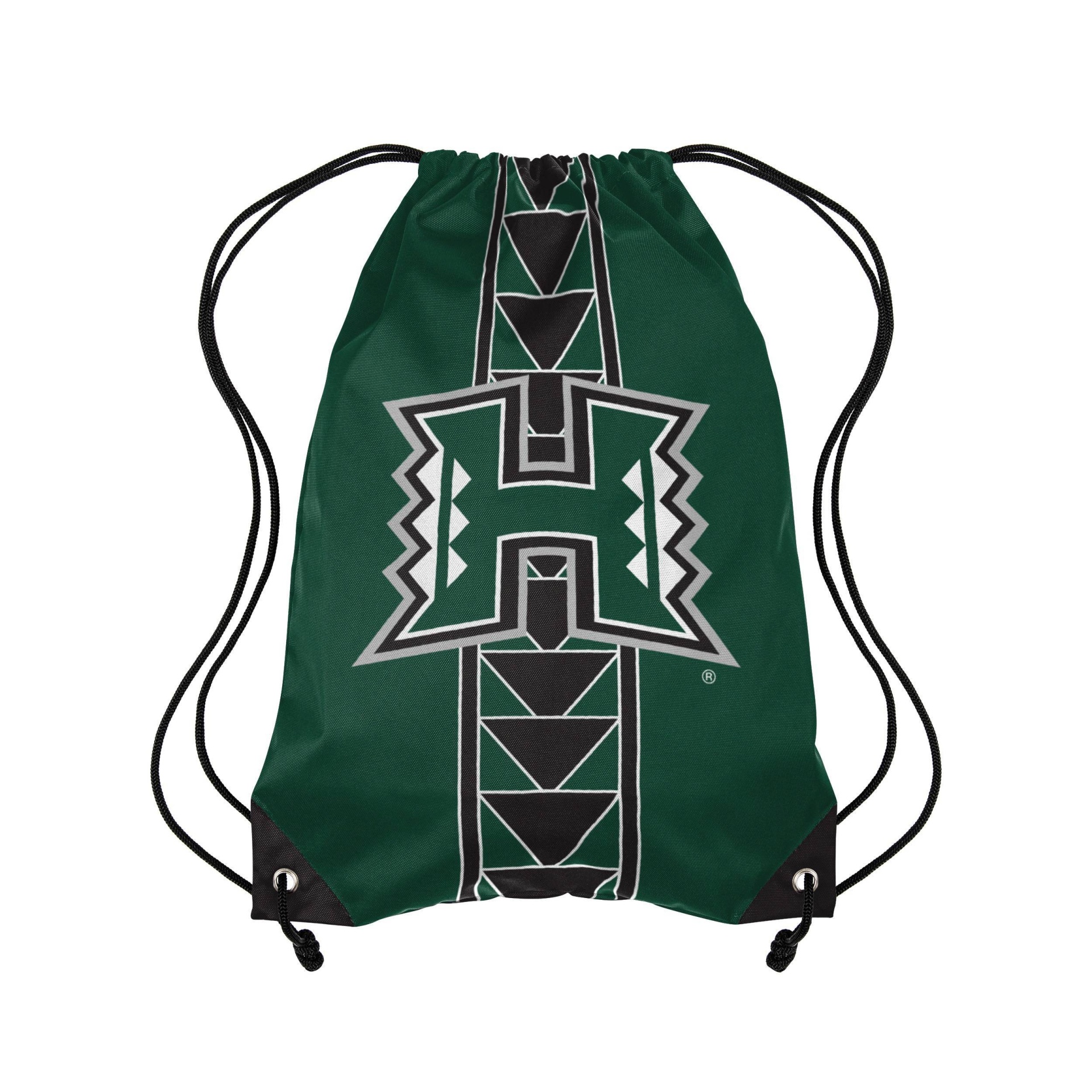 slide 1 of 1, NCAA Hawaii Rainbow Warriors Stripe Drawstring Bag, 1 ct