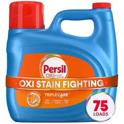 Persil Advanced Oxi + Odor Fighting HE Deep Cleaning Liquid Laundry Detergent 75 Loads - 126 fl oz