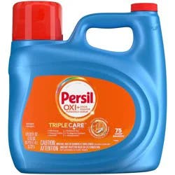 Persil Advanced Oxi + Odor Fighting HE Deep Cleaning Liquid Laundry Detergent 75 Loads - 126 fl oz