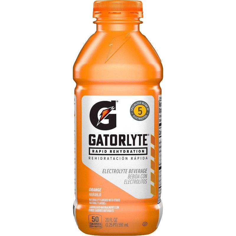 slide 1 of 4, Gatorade RTD Gatorade Gatorlyte Orange Sports Drink - 20 fl oz Bottle, 20 fl oz