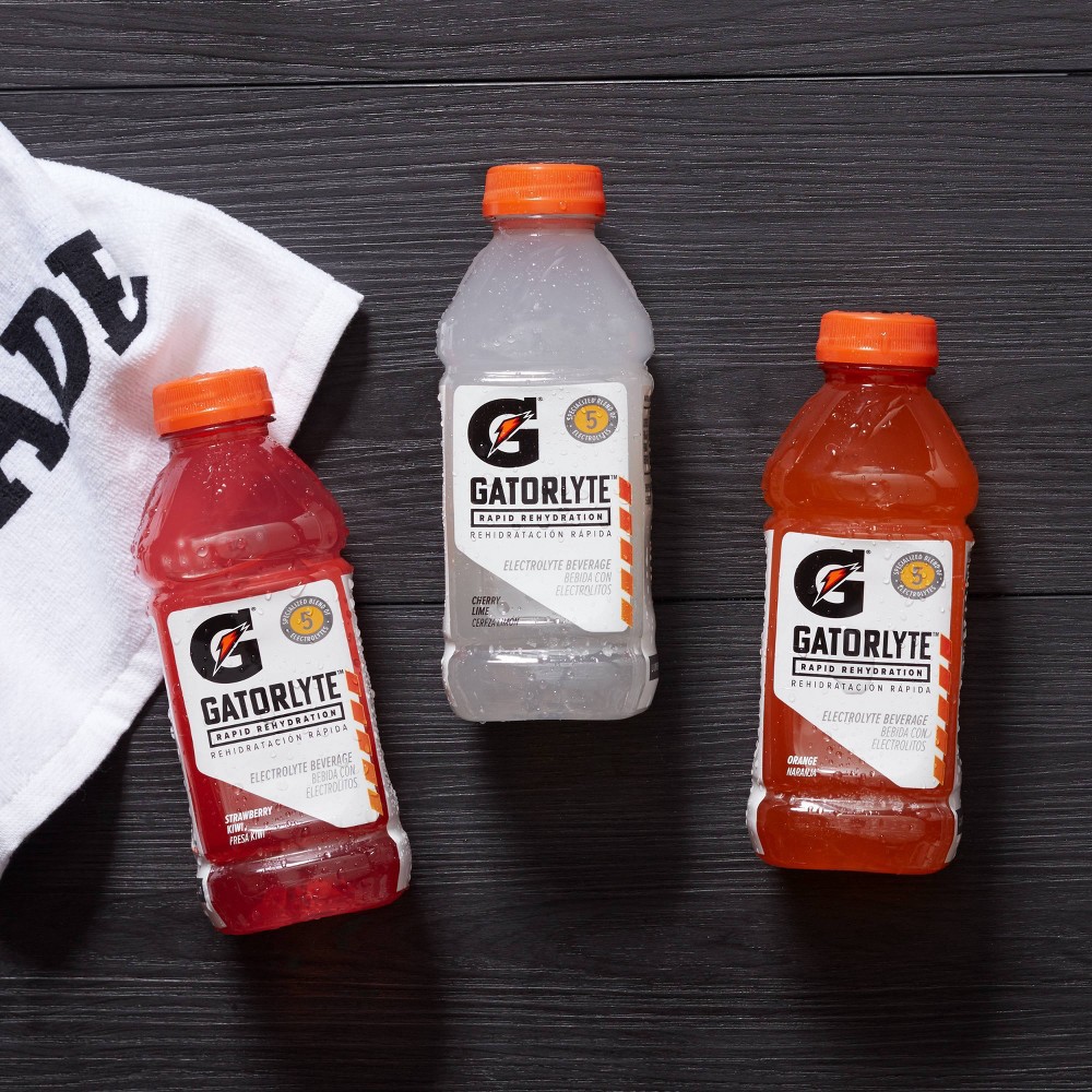 Gatorade Gatorlyte Rapid Hydration Electrolyte Beverage, Strawberry ...