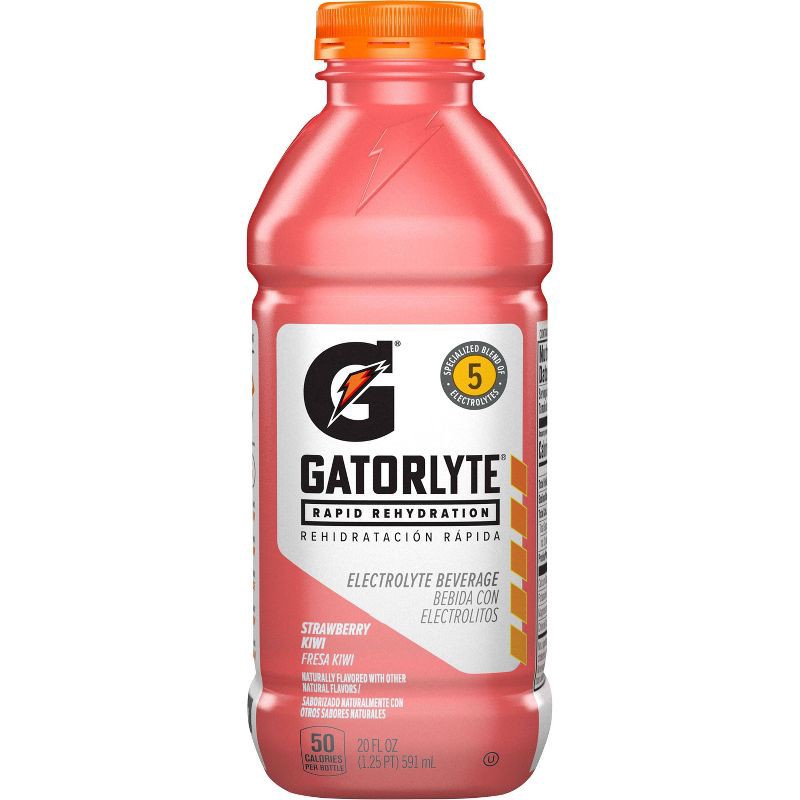 slide 1 of 4, Gatorade RTD Gatorade Gatorlyte Strawberry Kiwi Sports Drink - 20 fl oz Bottle, 20 fl oz