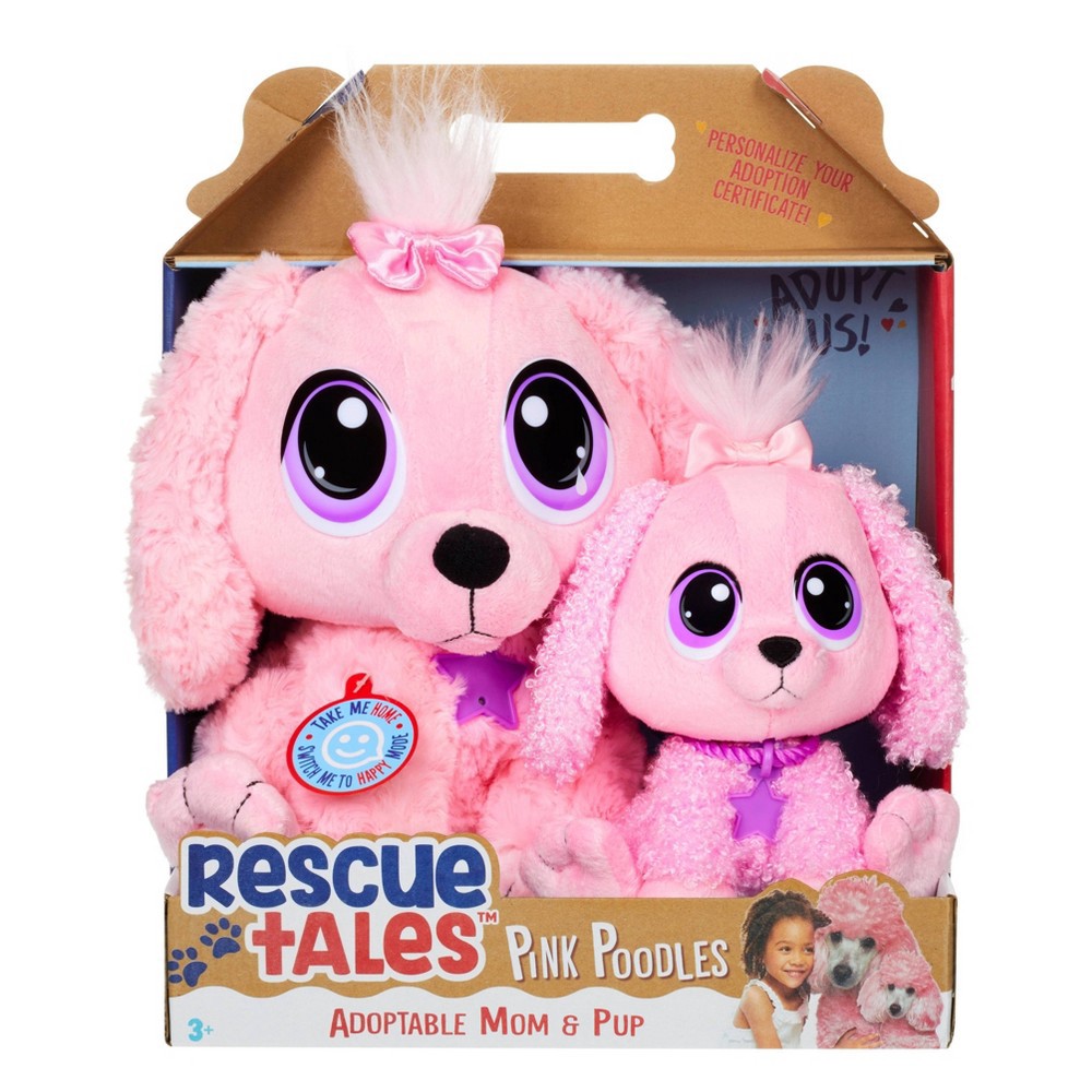 slide 4 of 5, MGA Entertainment Rescue Tales Adoptable Mom & Pup - Pink Poodle, 1 ct