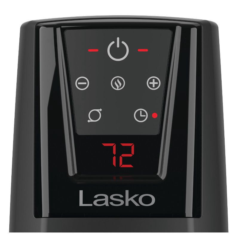 slide 3 of 11, Lasko Ceramic Tower Heater with Remote: Portable Indoor Space Heater, Programmable Timer, Adjustable Thermostat, 1500W, 1 ct