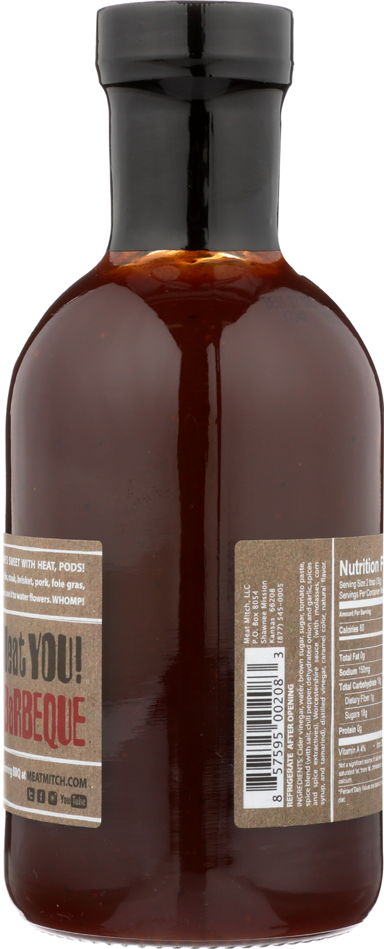 slide 2 of 2, Meat Mitch Naked BBQ Sauce 21 oz, 21 oz