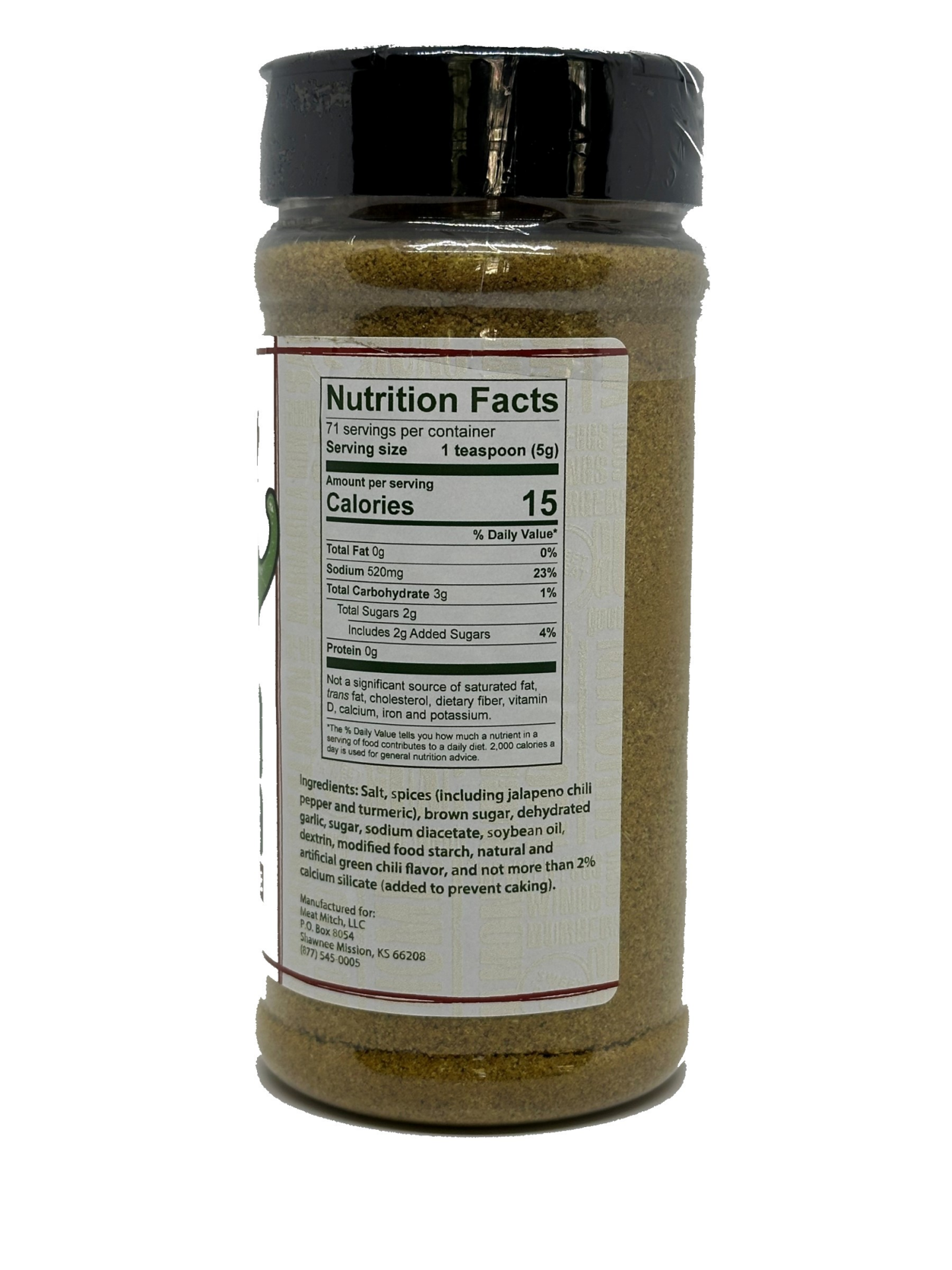 slide 2 of 2, Meat Mitch Candied Jalapeno Rub, 12.5oz, 12.5 oz