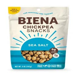 Biena Sea Salt Chickpea Snacks 5 oz